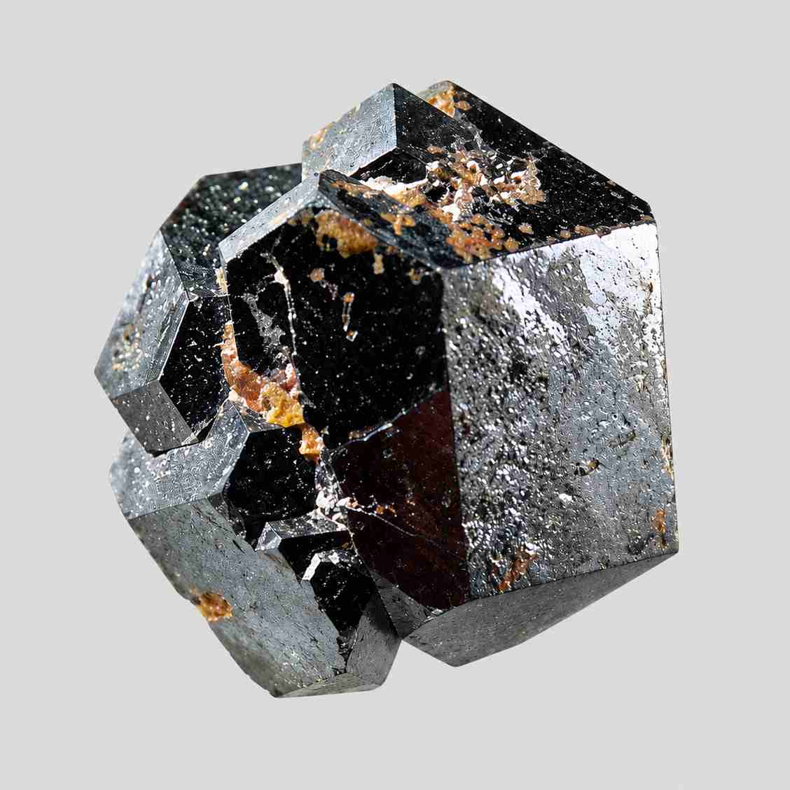 Multiple uraninite crystals in a Swamp Quarry #1 specimen
