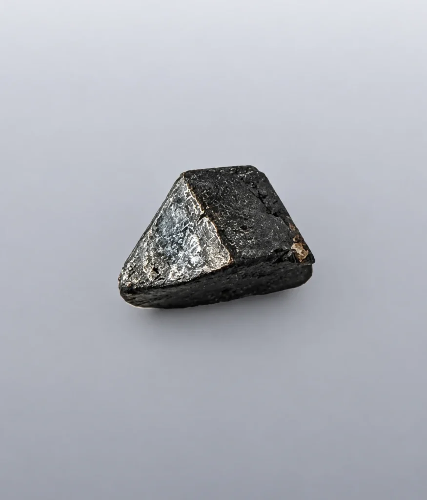 Swamp Quarry #1 crystal with jet black color
